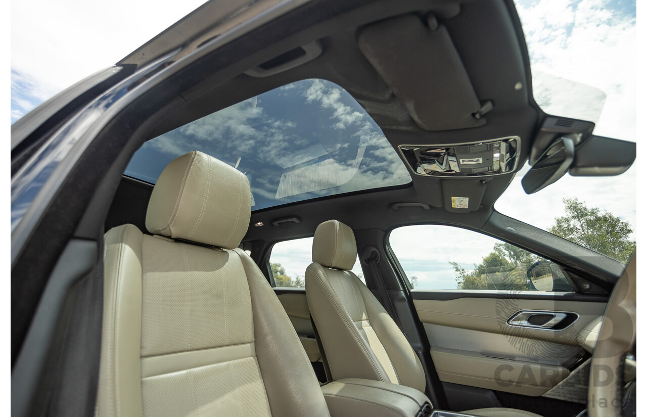 09/2017 Range Rover Velar D300 R-Dynamic SE (AWD) MY18 4D Wagon Santorini Black Turbo Diesel 3.0L