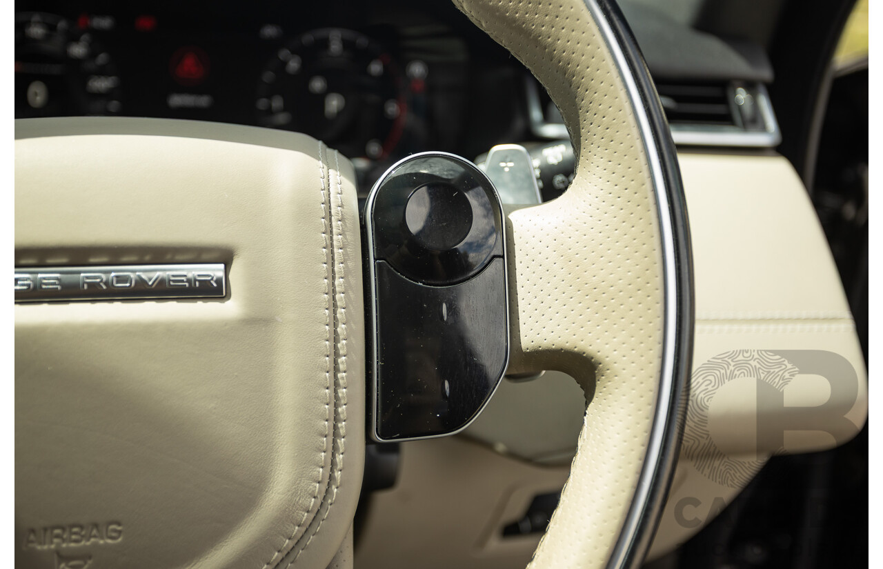 09/2017 Range Rover Velar D300 R-Dynamic SE (AWD) MY18 4D Wagon Santorini Black Turbo Diesel 3.0L