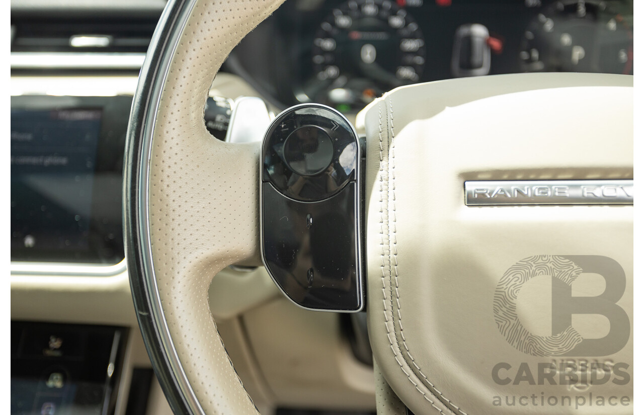 09/2017 Range Rover Velar D300 R-Dynamic SE (AWD) MY18 4D Wagon Santorini Black Turbo Diesel 3.0L