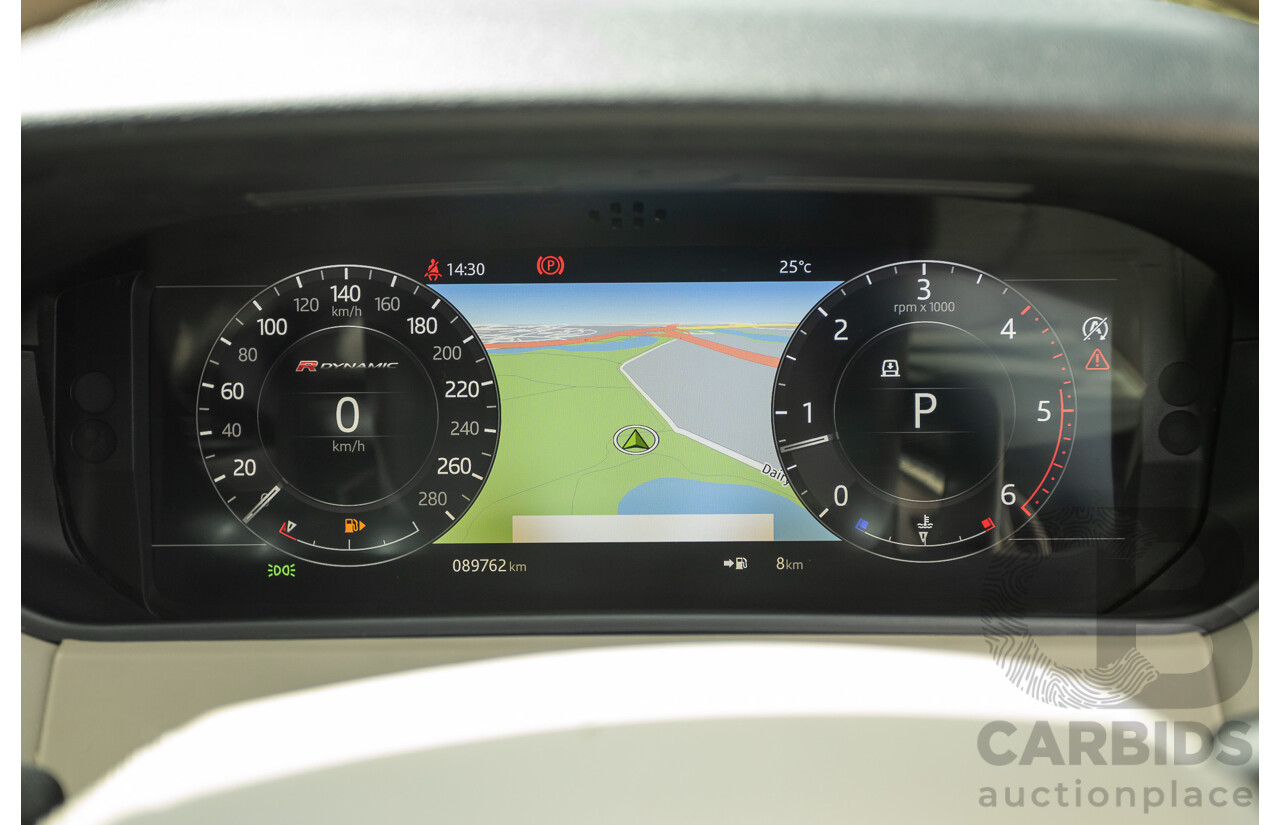 09/2017 Range Rover Velar D300 R-Dynamic SE (AWD) MY18 4D Wagon Santorini Black Turbo Diesel 3.0L