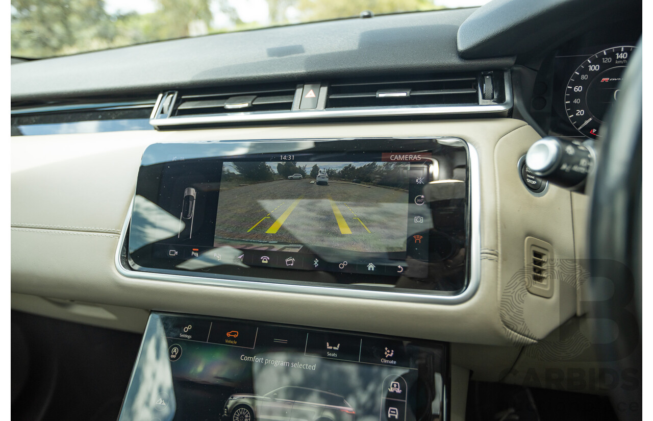 09/2017 Range Rover Velar D300 R-Dynamic SE (AWD) MY18 4D Wagon Santorini Black Turbo Diesel 3.0L