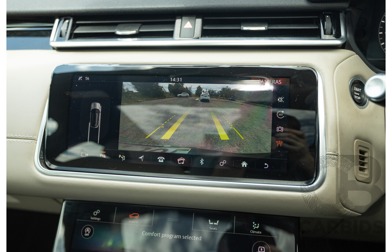 09/2017 Range Rover Velar D300 R-Dynamic SE (AWD) MY18 4D Wagon Santorini Black Turbo Diesel 3.0L