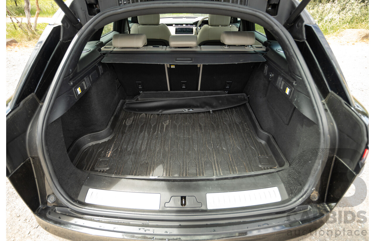 09/2017 Range Rover Velar D300 R-Dynamic SE (AWD) MY18 4D Wagon Santorini Black Turbo Diesel 3.0L