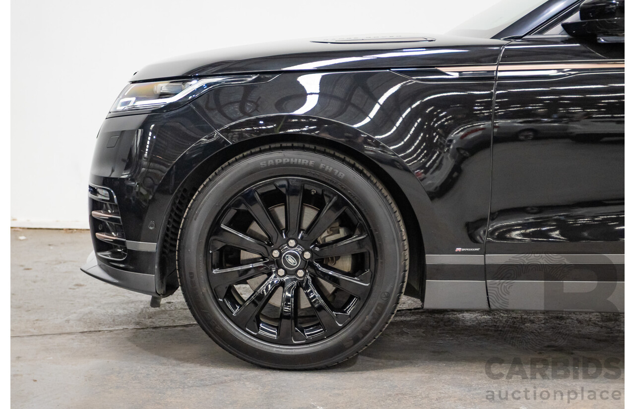 09/2017 Range Rover Velar D300 R-Dynamic SE (AWD) MY18 4D Wagon Santorini Black Turbo Diesel 3.0L