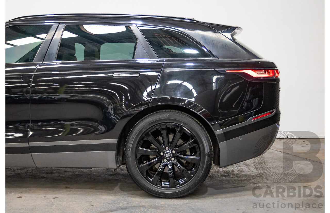 09/2017 Range Rover Velar D300 R-Dynamic SE (AWD) MY18 4D Wagon Santorini Black Turbo Diesel 3.0L