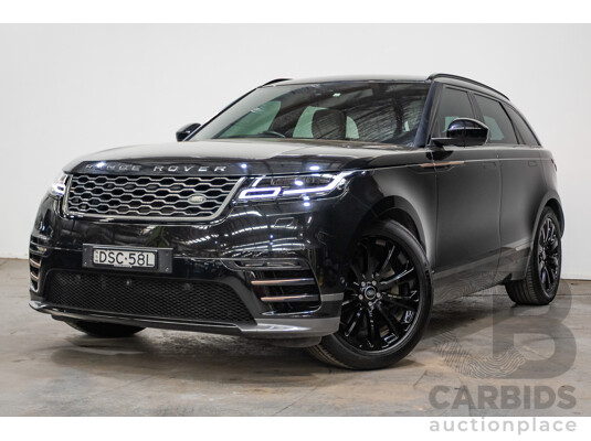 09/2017 Range Rover Velar D300 R-Dynamic SE (AWD) MY18 4D Wagon Santorini Black Turbo Diesel 3.0L