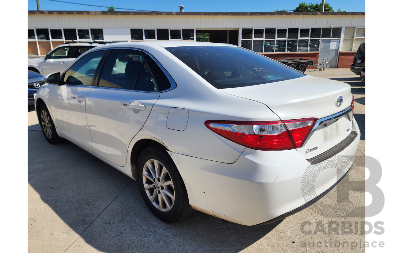 1/2017 Toyota Camry Altise ASV50R MY16 4d Sedan White 2.5L