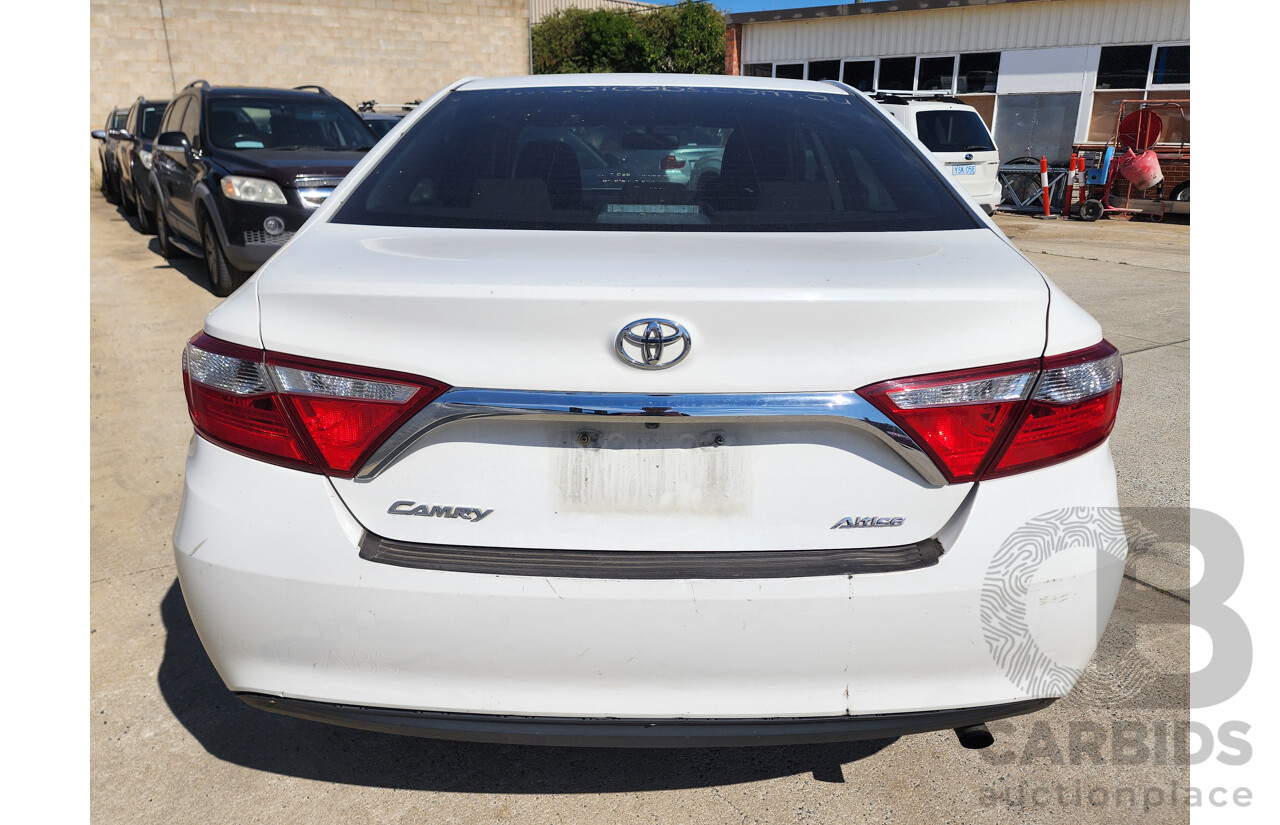 1/2017 Toyota Camry Altise ASV50R MY16 4d Sedan White 2.5L
