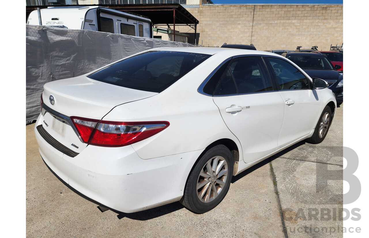 1/2017 Toyota Camry Altise ASV50R MY16 4d Sedan White 2.5L