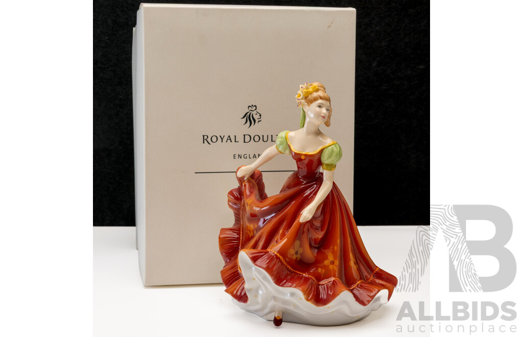 Boxed Royal Doulton 'Ninette' Figure From the Petites Pretty Ladies Series, Model HN5275