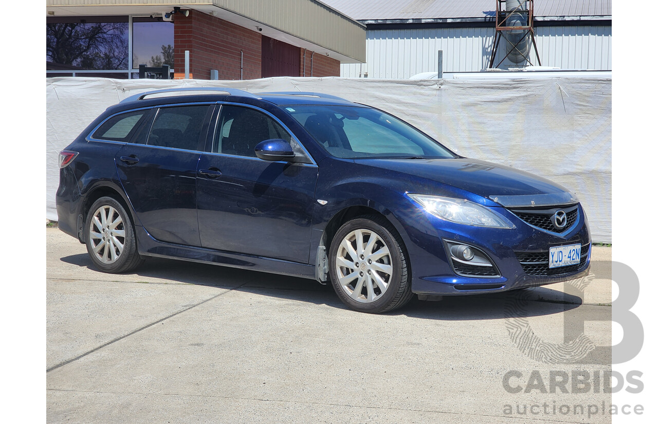 7/2012 Mazda Mazda6 Touring GH MY11 4d Wagon Blue 2.5L