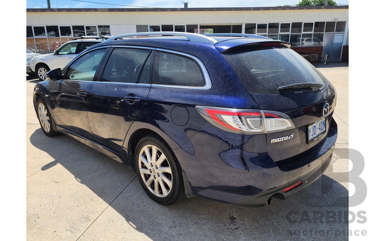 7/2012 Mazda Mazda6 Touring GH MY11 4d Wagon Blue 2.5L