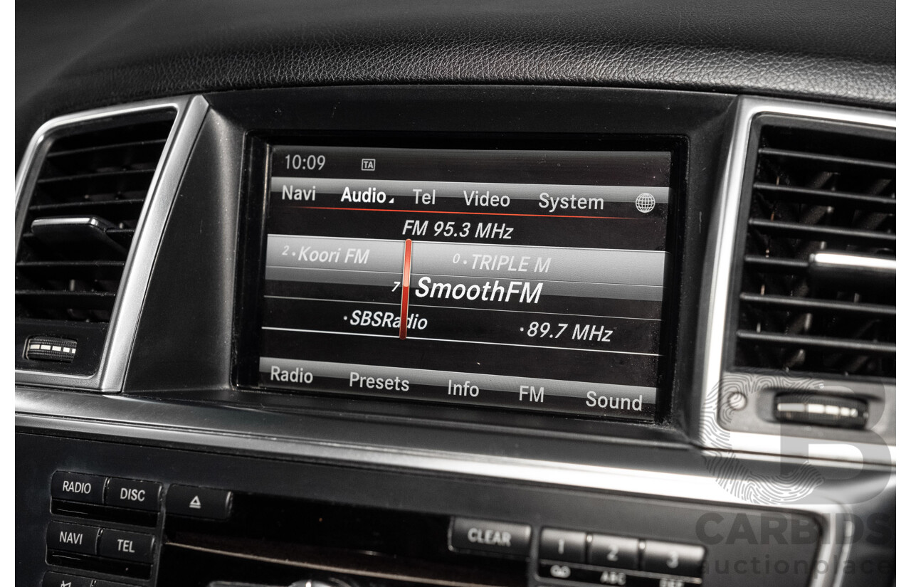 3/2014 Mercedes-Benz ML 250 CDI Bluetec (4x4) 166 4d Wagon Diamond Silver Metallic Turbo Diesel 2.1L