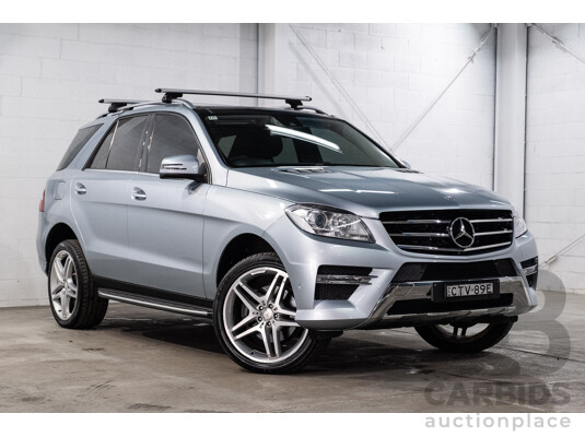 3/2014 Mercedes-Benz ML 250 CDI Bluetec (4x4) 166 4d Wagon Diamond Silver Metallic Turbo Diesel 2.1L