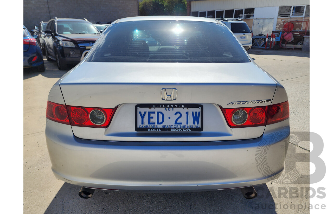 7/2006 Honda Accord EURO Luxury MY06 UPGRADE 4d Sedan Silver 2.4L