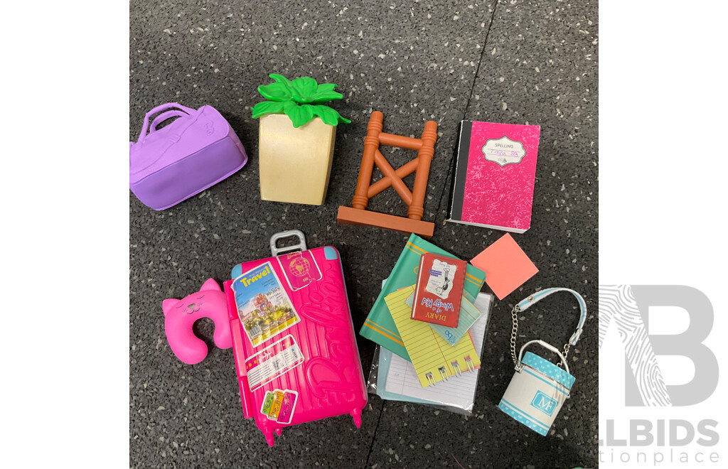 Mixed Lot - Kids' Toys, Carry Bag, Notebook, and More