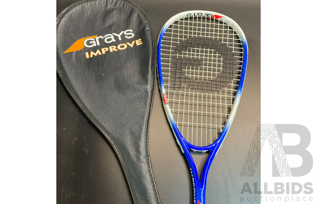 Assorted Squash & Badminton Racket - Lot of 5