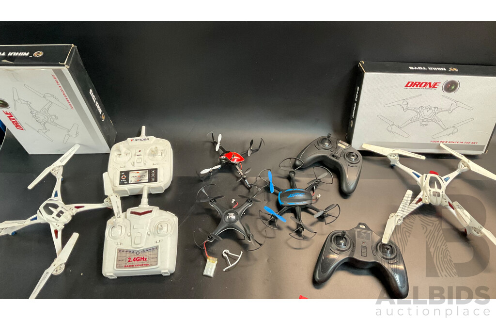 Assorted Build Yourself Toys, Drones, and More