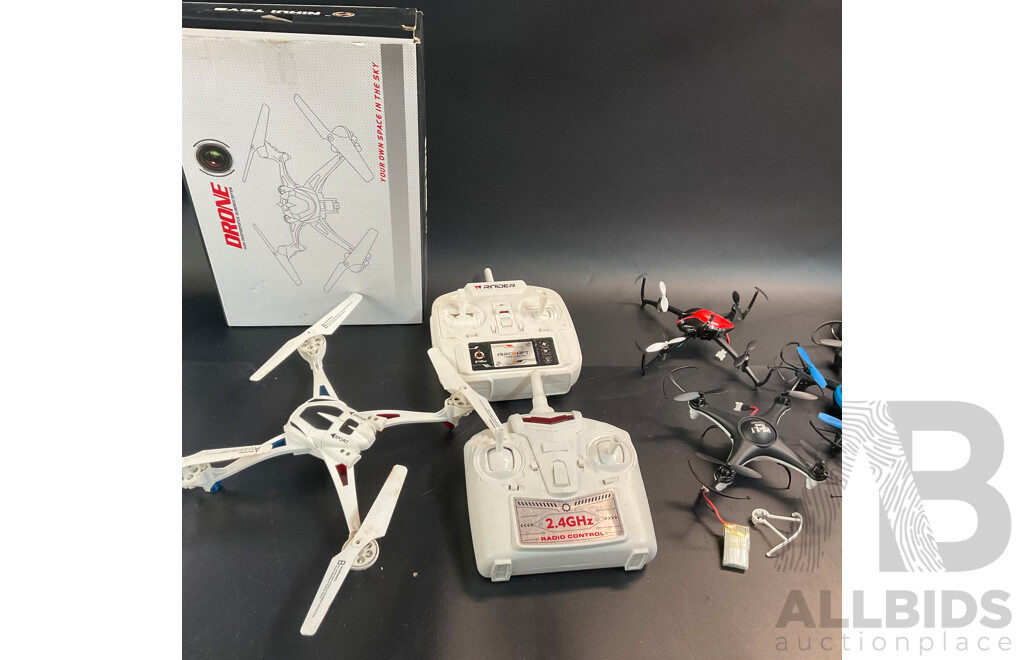 Assorted Build Yourself Toys, Drones, and More