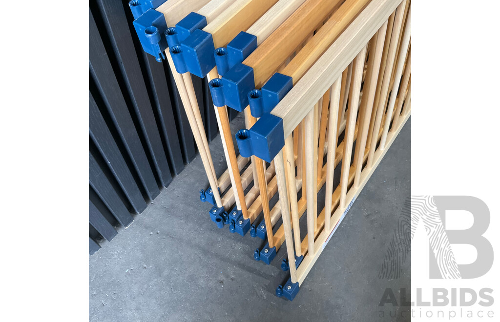 KIDDY Cots Wooden Baby Playpen - 8 Panel