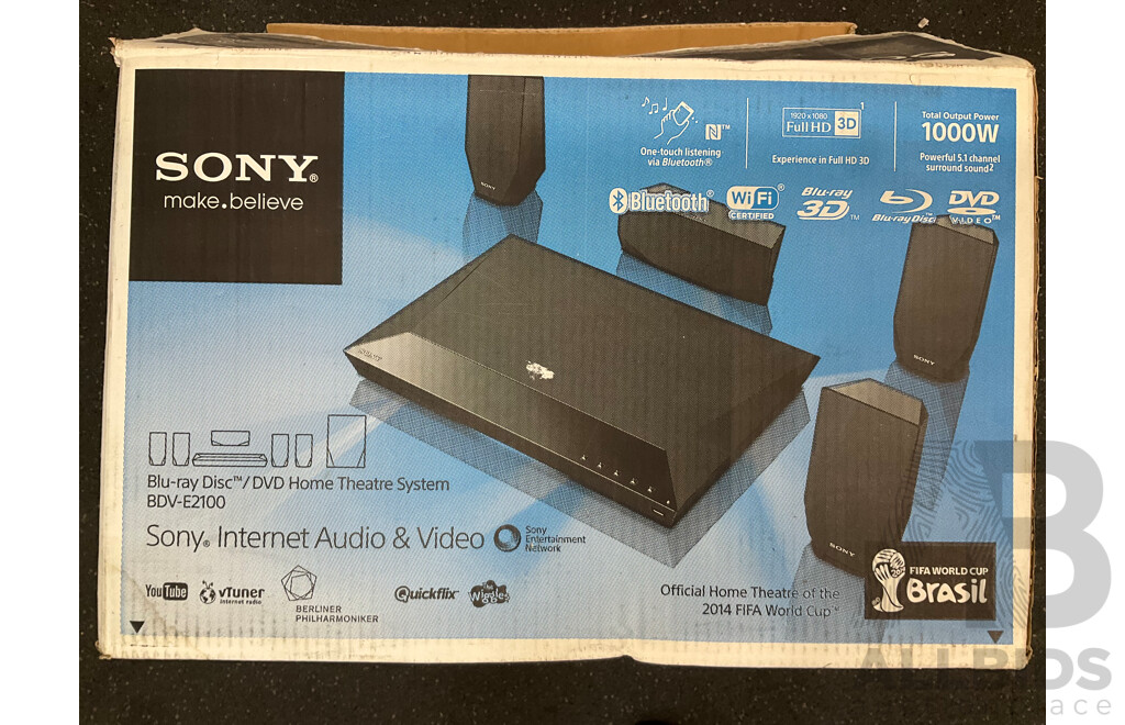 SONY (BDV-E2100) Blu-ray Disc/DVD Home Theatre System