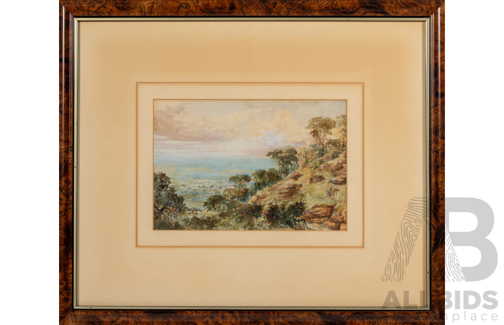 Artists Unknown (20th Century), Pair of Three Wonderful Landscapes, Original Vintage Watercolours, 39 X 46 Cm (frames) (3)