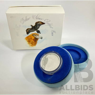 Australian RAM 1994 Five Dollar Silver Piedfort Coin, Wedge Tailed Eagle Coin .925