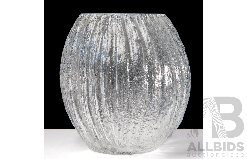 Retro Iittala Minora Glass Vase Designed by Timo Sarpaneva