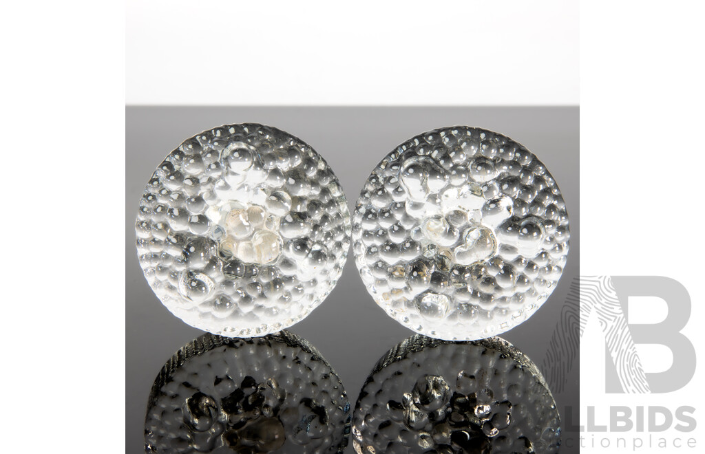 Pair of Rare Iittala Candle Holders Designed by Ultima Thule