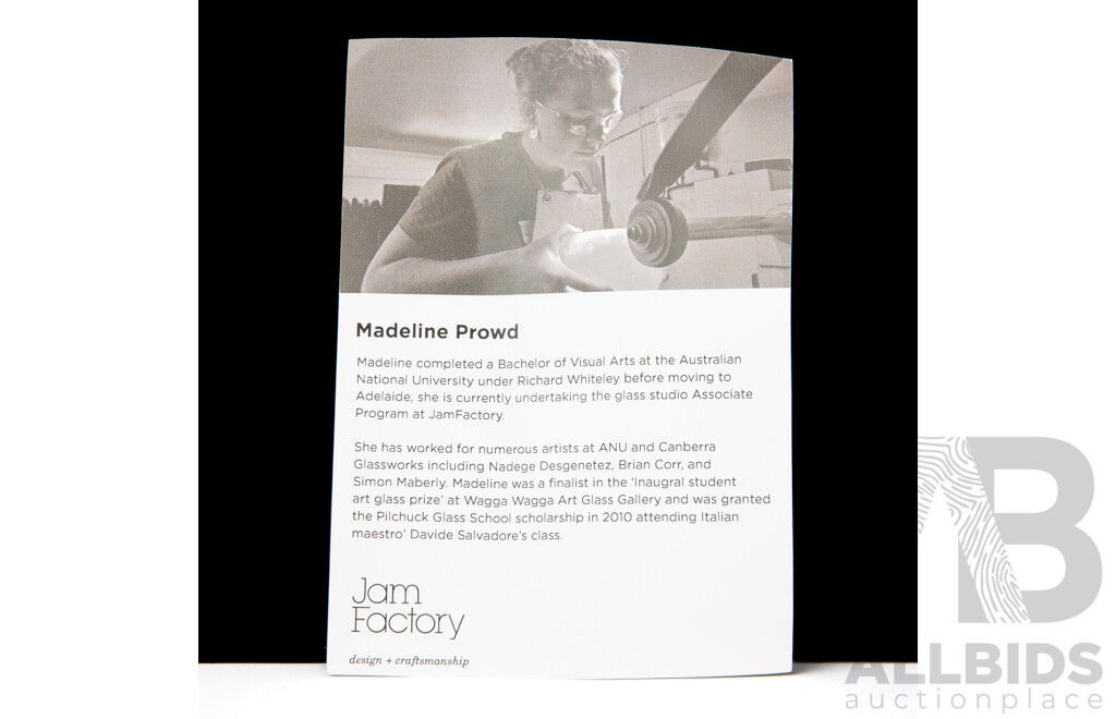 Madeline Proud (Jam Factory Melbourne) Glass Carafe with Certificate