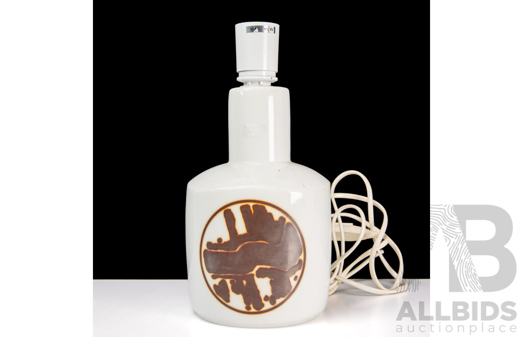 Vintage Danish Bing and Grondahl Lamp