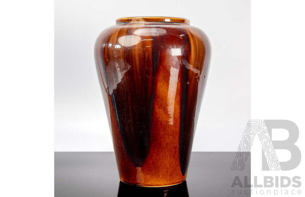 Antique Bendigo Drip Glazed Vase, 10G