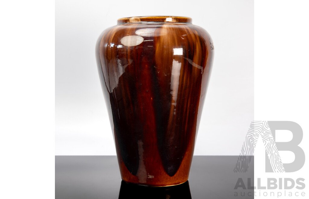 Antique Bendigo Drip Glazed Vase, 10G