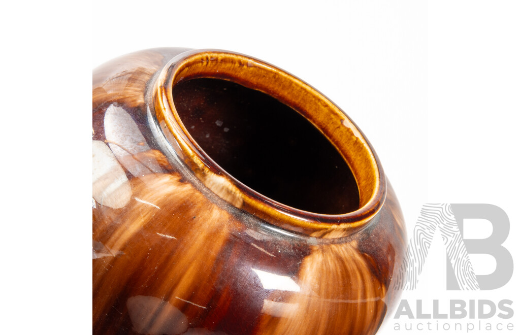 Antique Bendigo Drip Glazed Vase, 10G