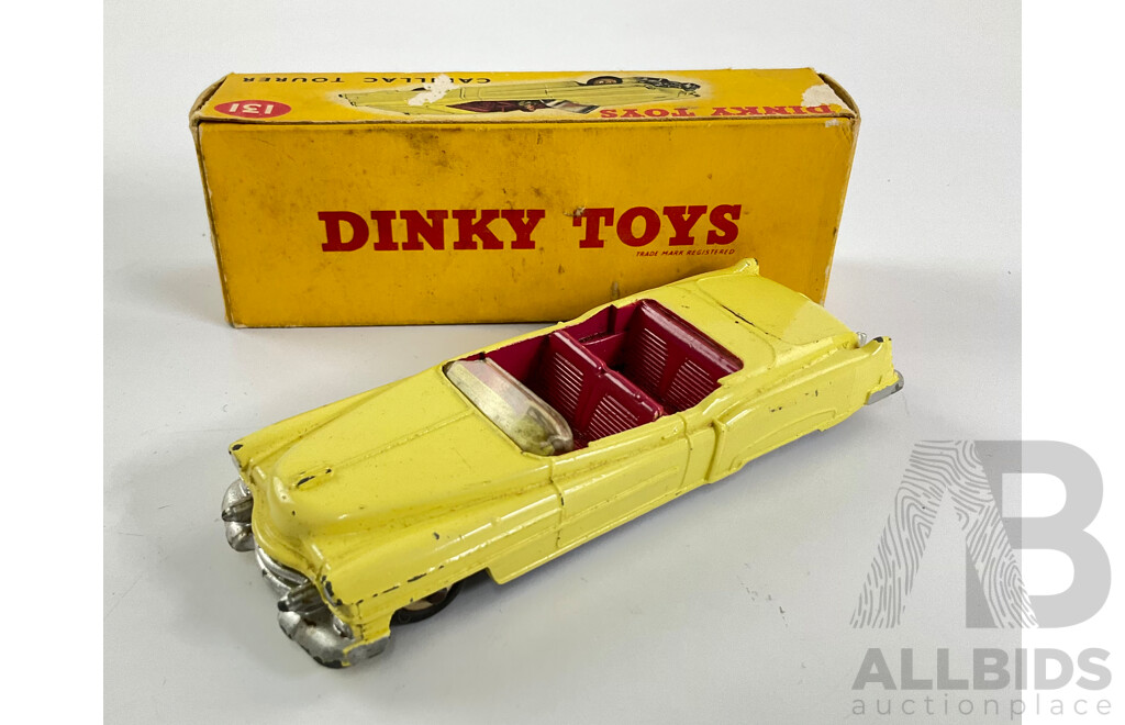 Vintage Dinky Toys Cadillac Tourer 131 in Original Box