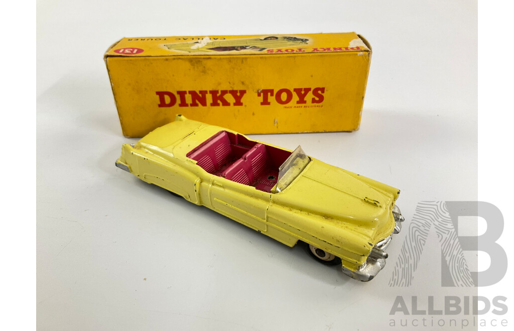 Vintage Dinky Toys Cadillac Tourer 131 in Original Box