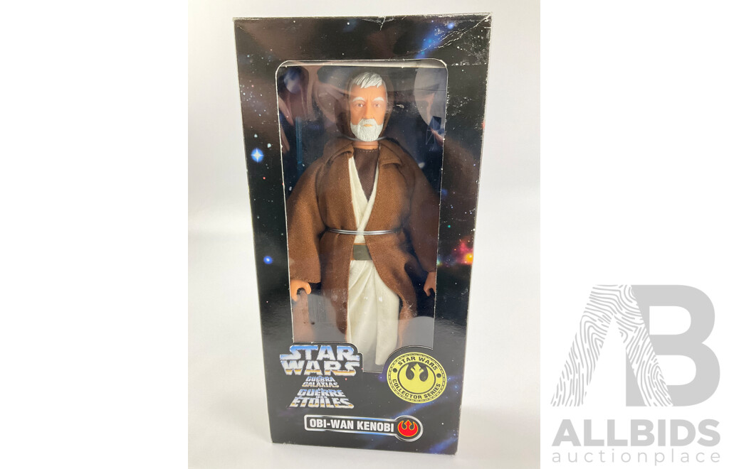 1997 Kenner Star Wars Obi-Wan Kenobi Collector Series in Original Box, Height 33cm