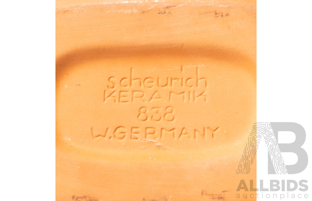 Scheurich Keramik West German Pottery Vase, Model 838, c.20th Century