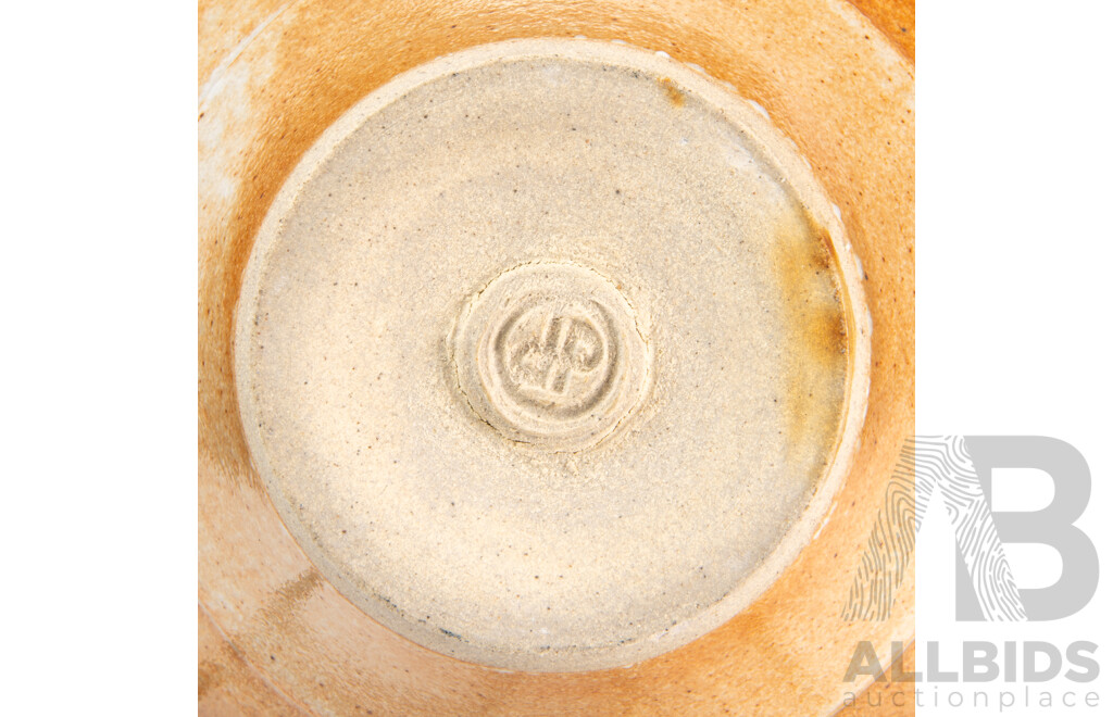 Retro Studio Ceramic Vase with Raised and Relief Work