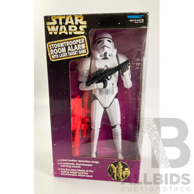 1997 Tiger Star Wars Stormtrooper Room Alarm with Lazer Target Game