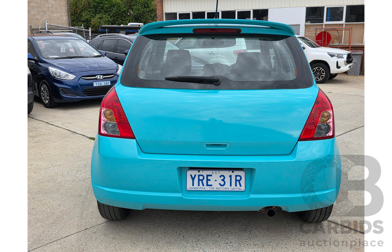 12/2005 Suzuki Swift  EZ 5d Hatchback Green 1.5L