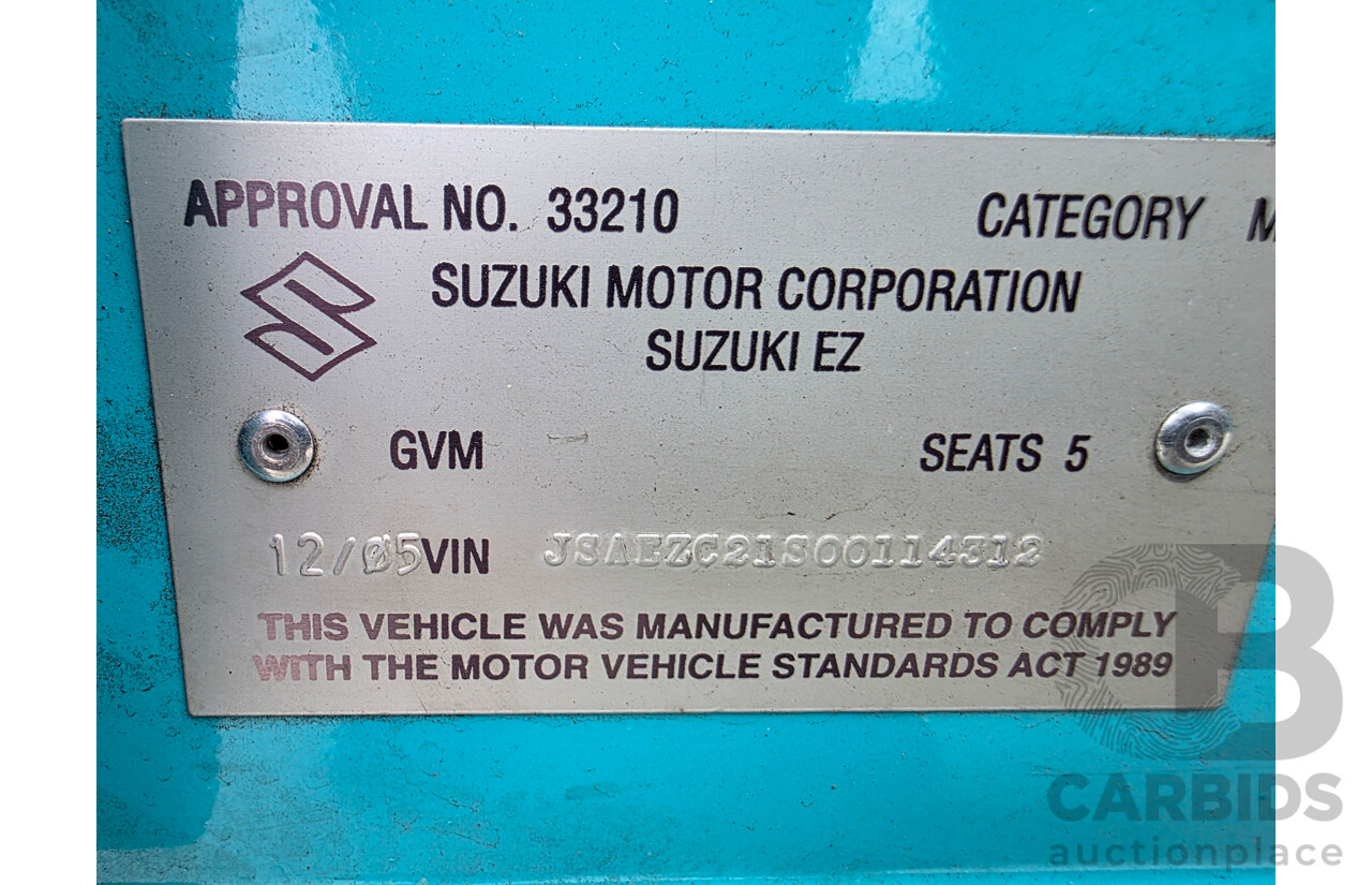 12/2005 Suzuki Swift  EZ 5d Hatchback Green 1.5L