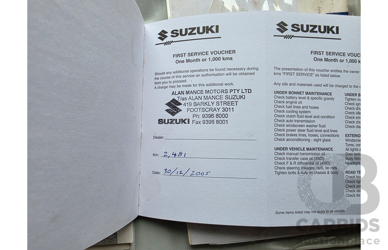 12/2005 Suzuki Swift  EZ 5d Hatchback Green 1.5L
