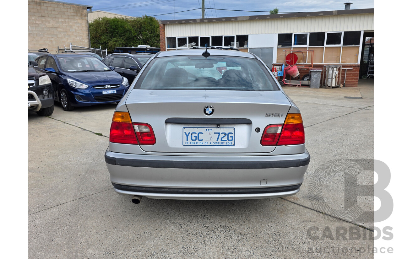 6/2001 Bmw 3 18i Executive E46 4d Sedan Silver 1.9L