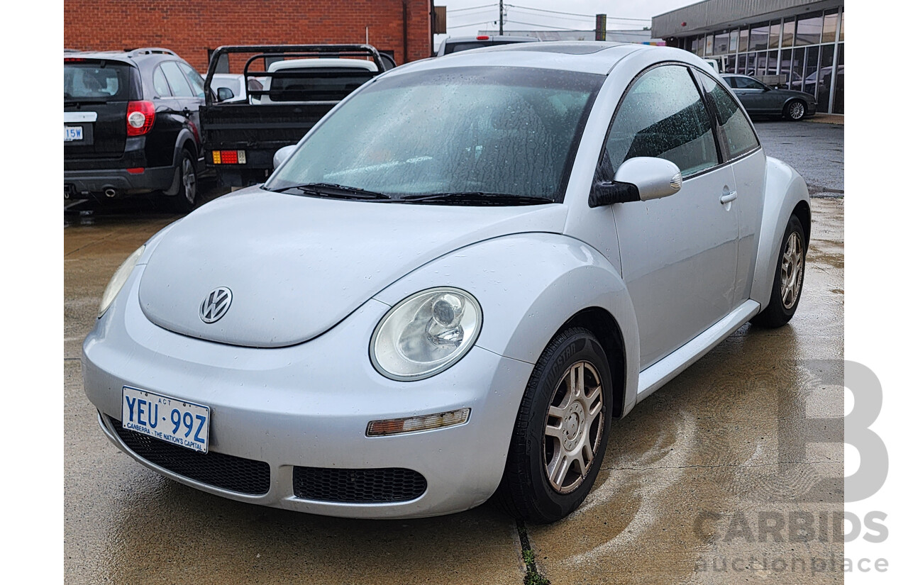1/2007 Volkswagen Beetle Miami 9C MY06 UPGRADE 3d Hatchback Silver 1.6L