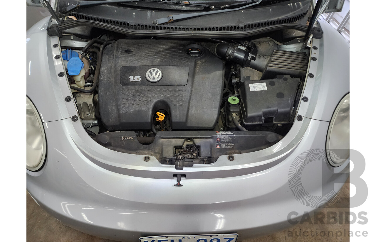 1/2007 Volkswagen Beetle Miami 9C MY06 UPGRADE 3d Hatchback Silver 1.6L