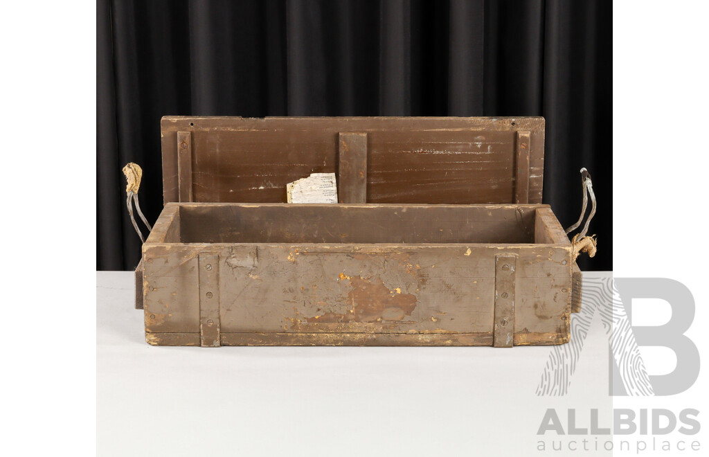 Vintage Timber Military Case