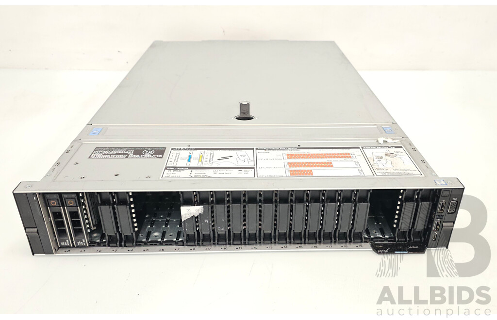 Dell EMC VxRail P570F Intel Xeon PLATINUM (8168) 2.70GHz-3.70GHz 10-Core CPU 2RU Server W/ 64GB DDR4