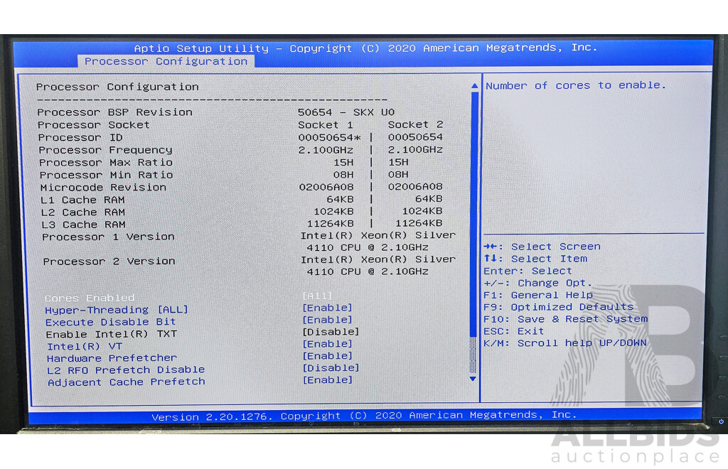Cisco UCSC C220 M5 Intel Xeon SILVER (4110) 2.10GHz-3.00GHz 8-Core CPU 1RU Server W/ 64GB DDR4