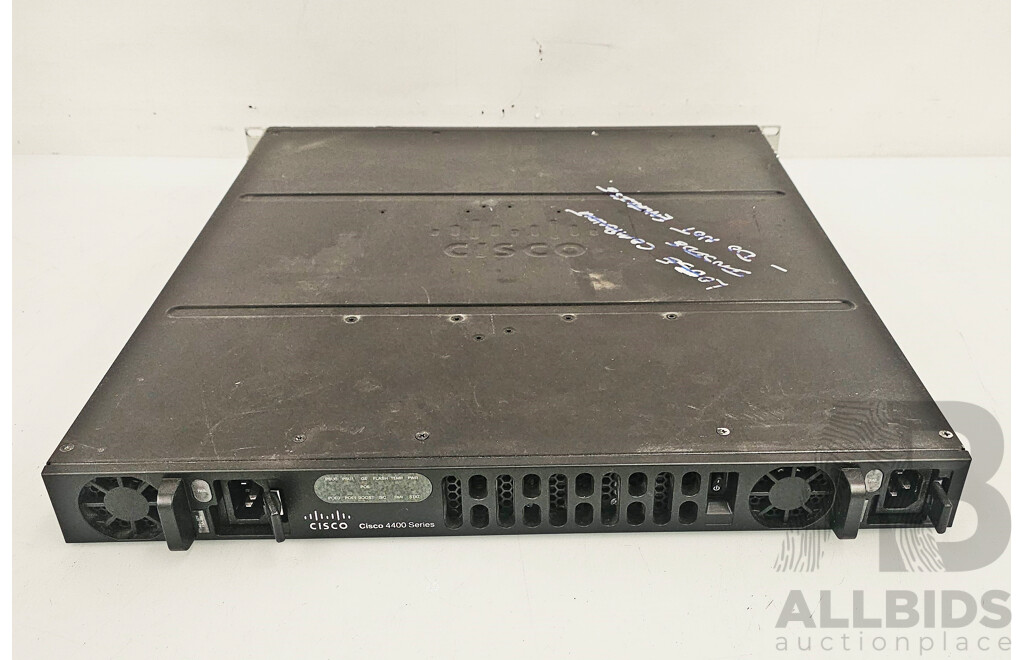 Cisco (ISR4431/K9) 4400 Series Integrated Services Router